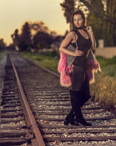 Burning-man-women's-faux-fur-shaggy-coat-rose-14