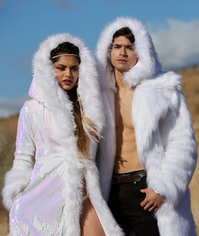 Burning-man-women's-white-sequin-fur-coat-9