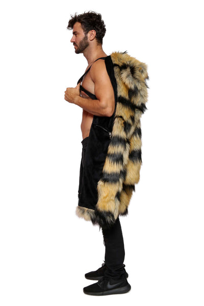 Men's Dutch Coat in "Abstract Tiger"