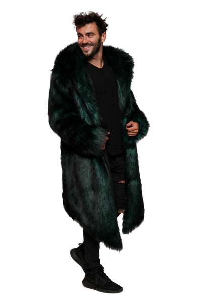 Men's Desert Warrior Coat in "Green Wolf"