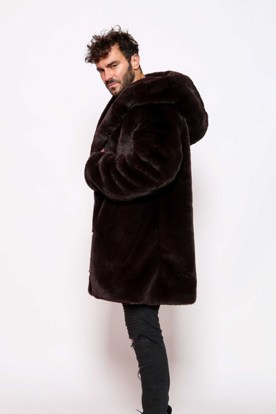 Men's Short Desert Warrior Coat in "Beaver"