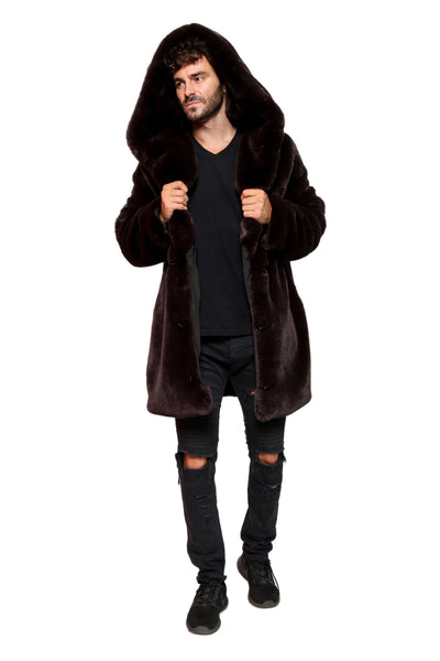 Men's Short Desert Warrior Coat in "Beaver"