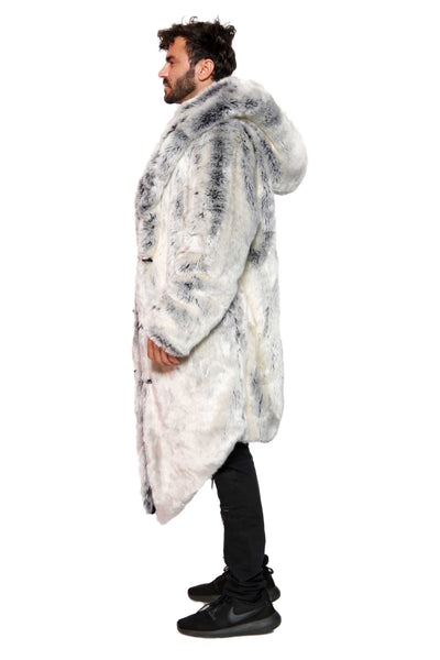 Men's Desert Warrior Coat in "Pegasus" Chinchilla