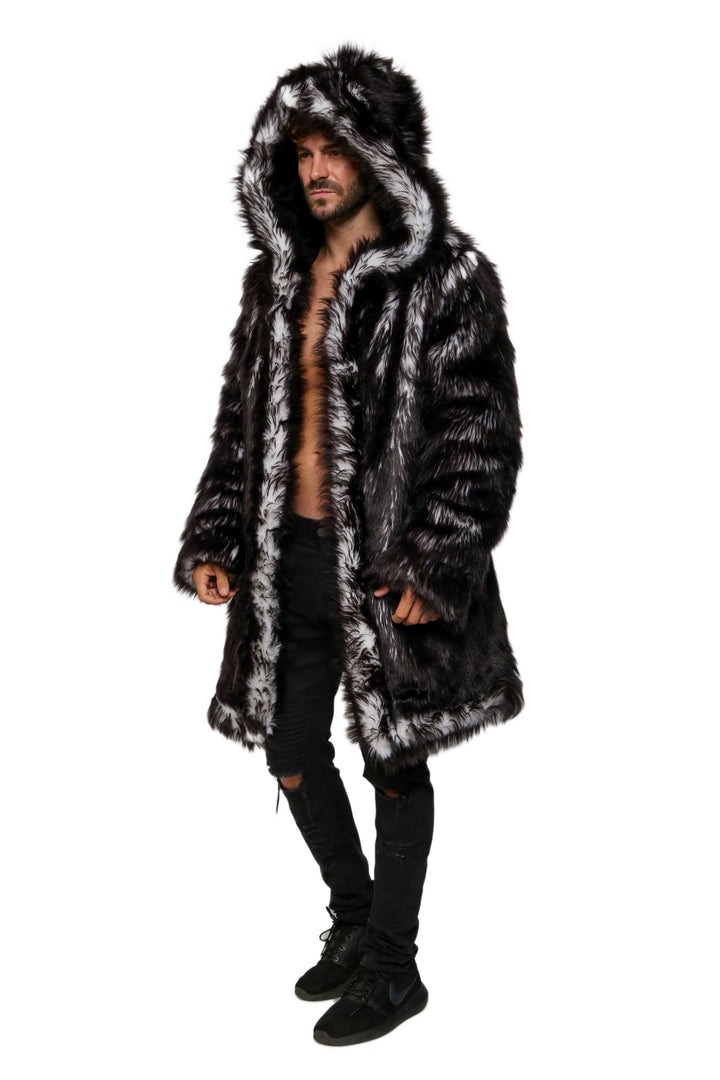 burning man faux fur LED MEN'S C3 (Cool, Classic, Comfy) Just The