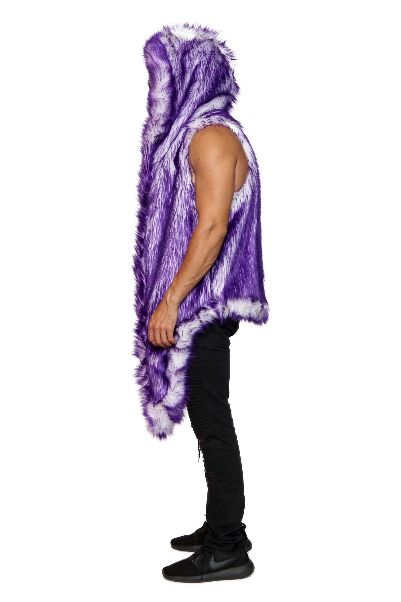 Men's Desert Warrior Vest in "Just the Tip Purple"