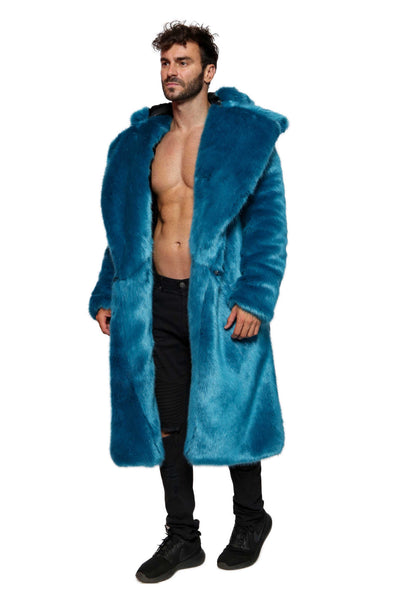 Men's Vandal Coat in "Cookie Monster" Chinchilla STOCK