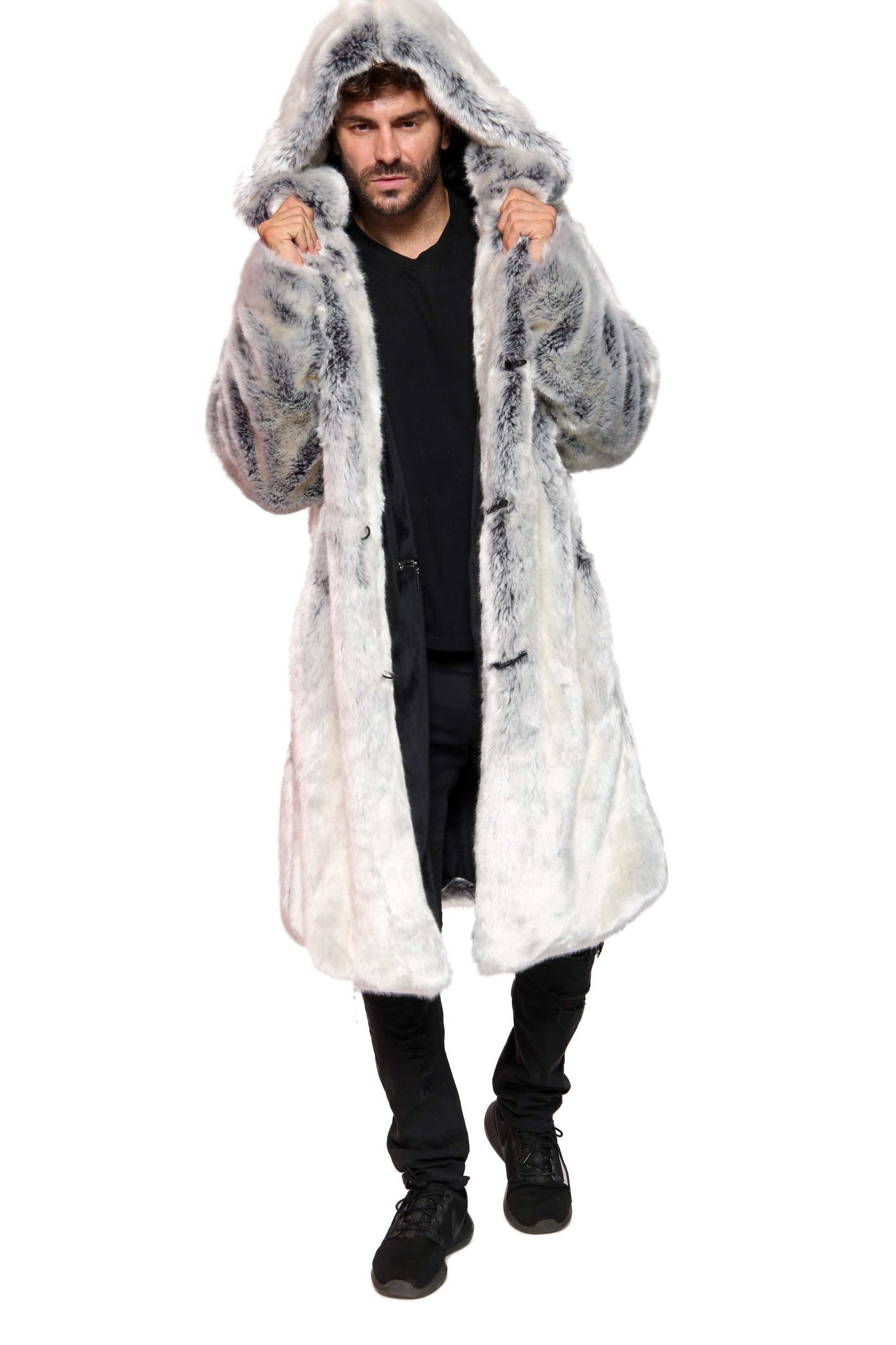 Men's Playa Coat in "Pegasus" Chinchilla