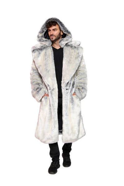 Men's Vandal Coat in "Pegasus" Chinchilla