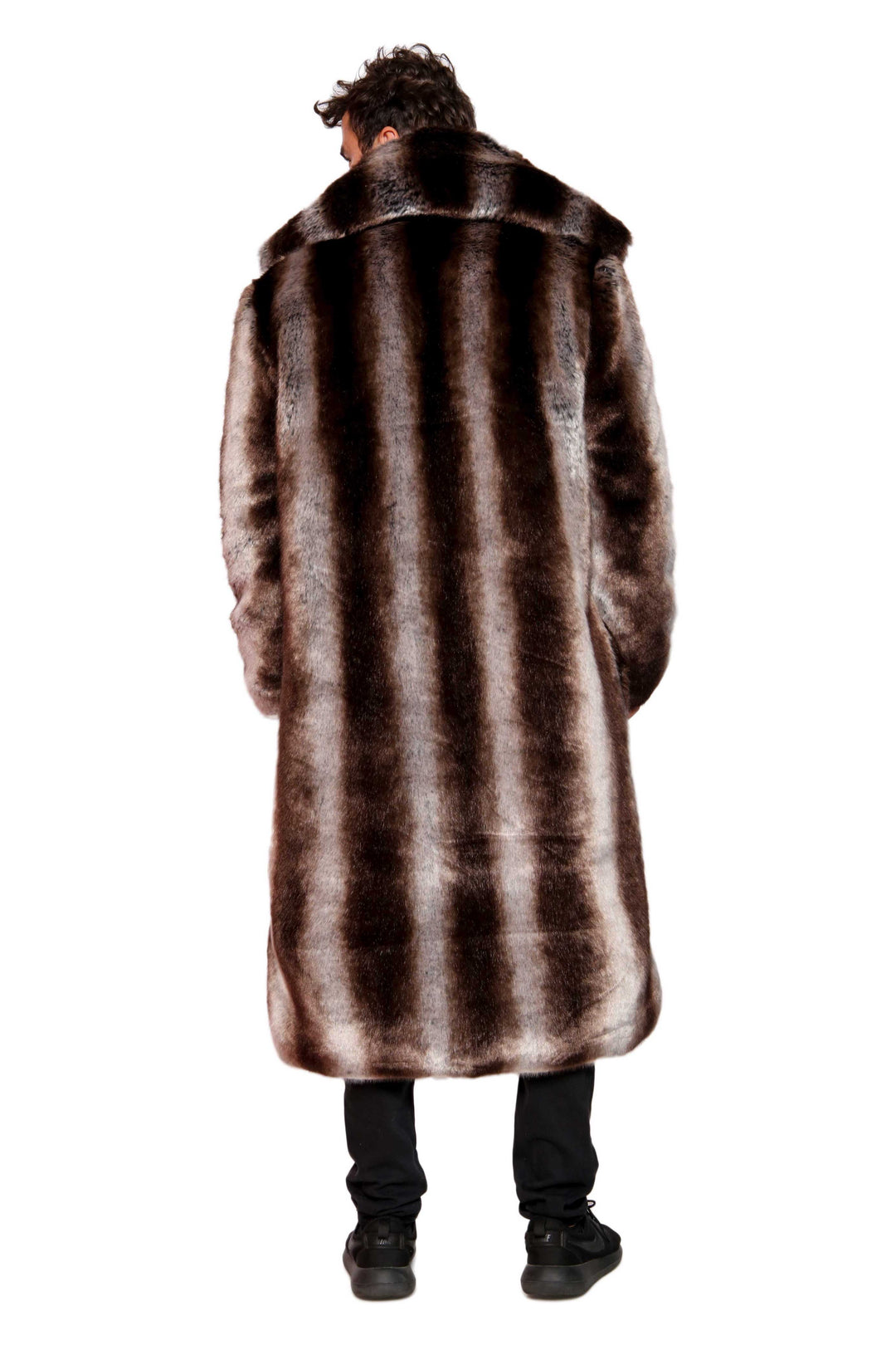 Men's Faux Fur Vandal Coat in 