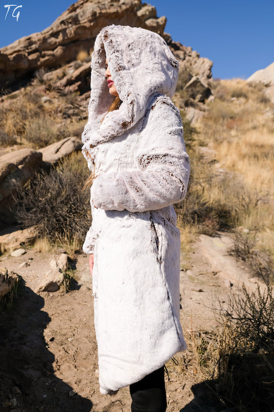 burning-man-women's-faux-fur-hooded-coat-white-2 copy