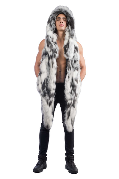 Fur Raves Men's Faux Fur Vests, Fake Fur vests for festivals, Burning Man, EDC ...