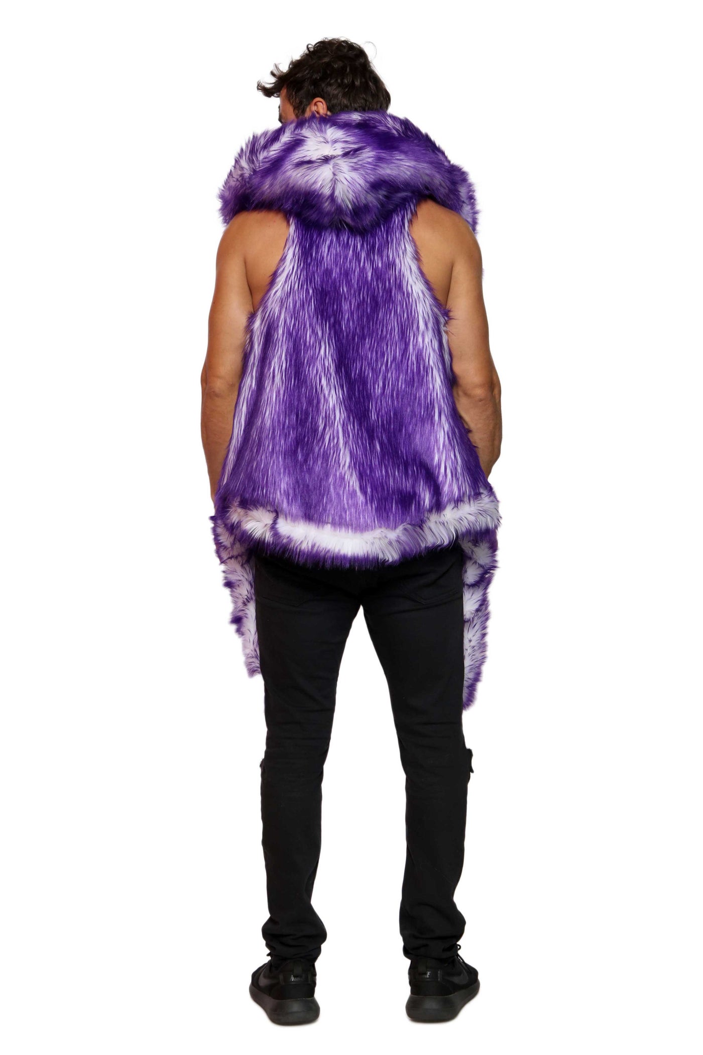 Men's Desert Warrior Vest in "Just the Tip Purple"