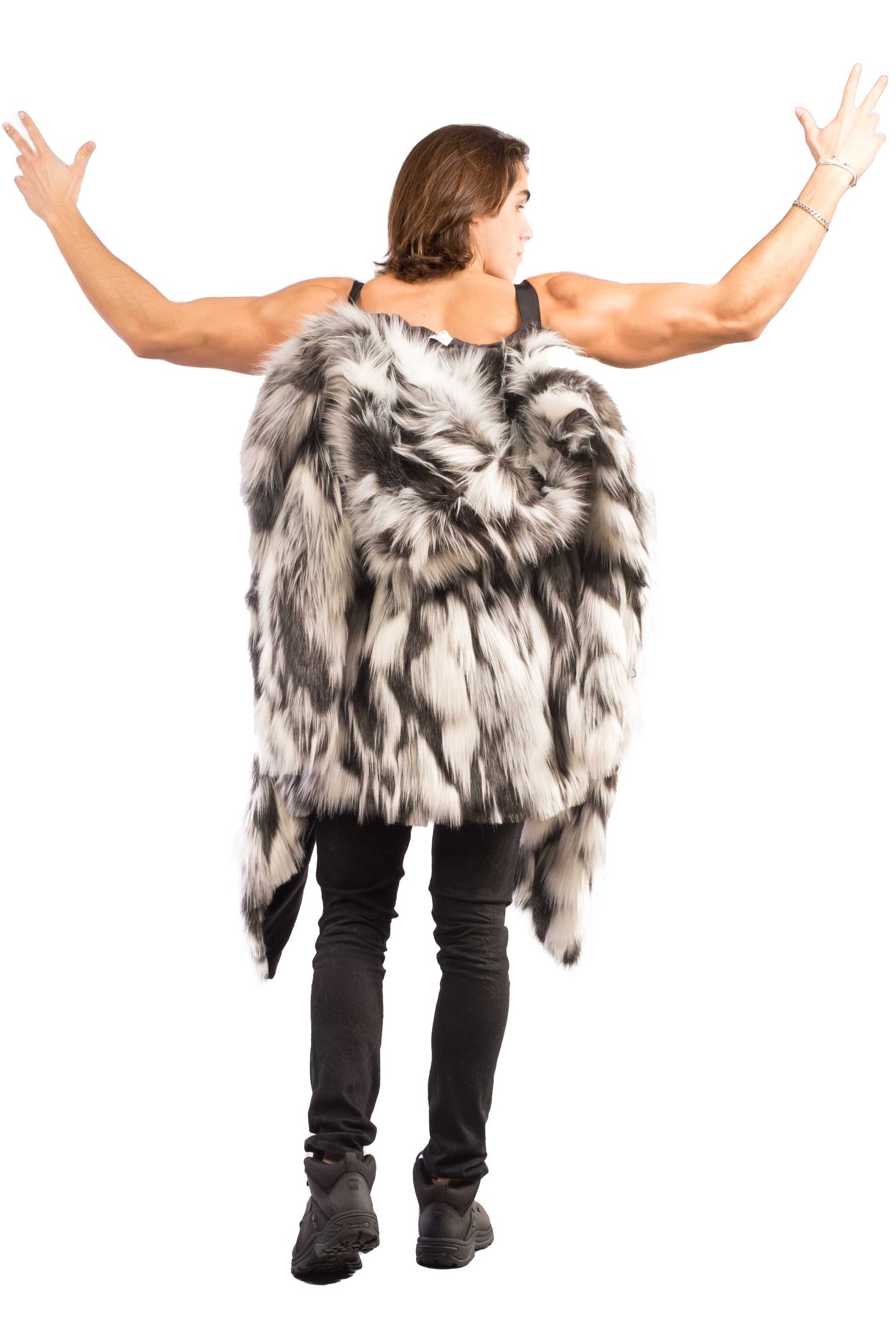 Men's Desert Warrior Coat in "Tibetian Wolf"