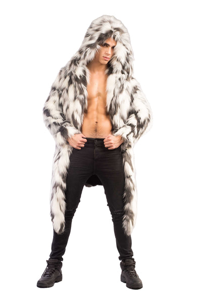 Men's Desert Warrior Coat in "Tibetian Wolf"