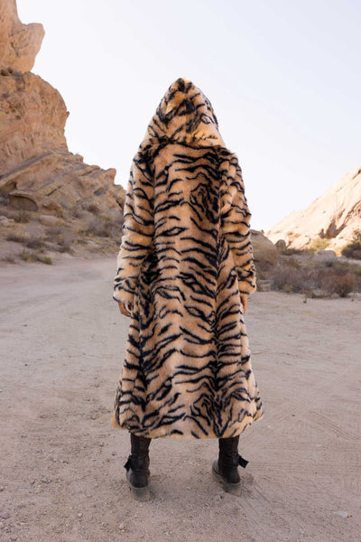 Women's Desert Warrior Coat in "Tiger Queen"
