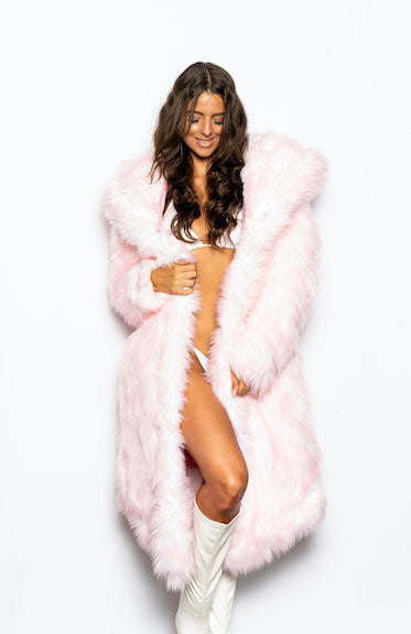 women's-LED-light-pink-white-faux-fur-desert-warrior-coat-2