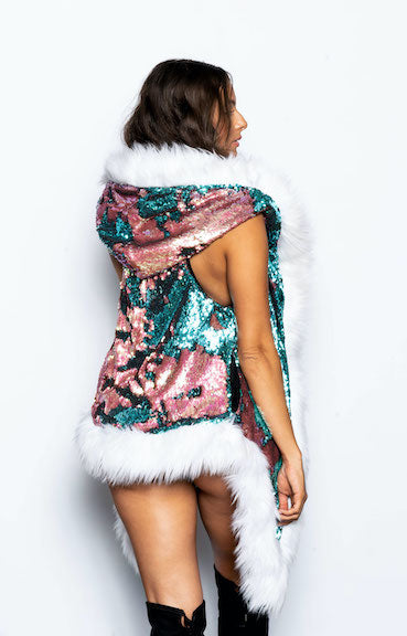 women's-LED-pink-turquoise-white-faux-fur-sequin-vest-11