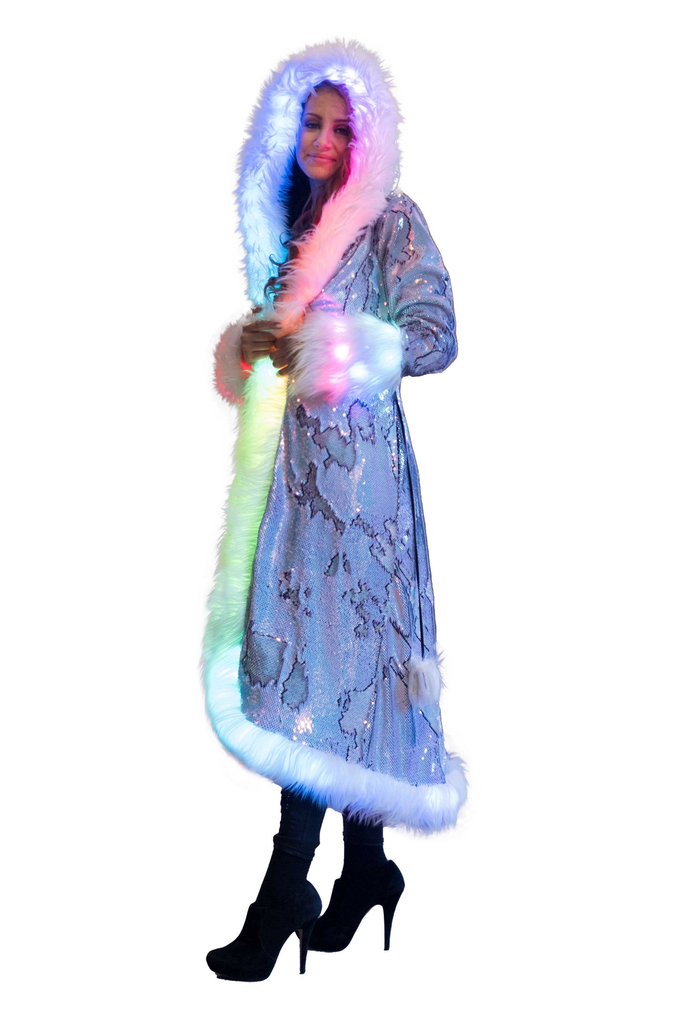 Women's LED Sequin Temptress Coat in "Fairy"