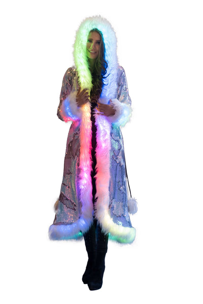 Women's LED Sequin Temptress Coat in "Fairy"