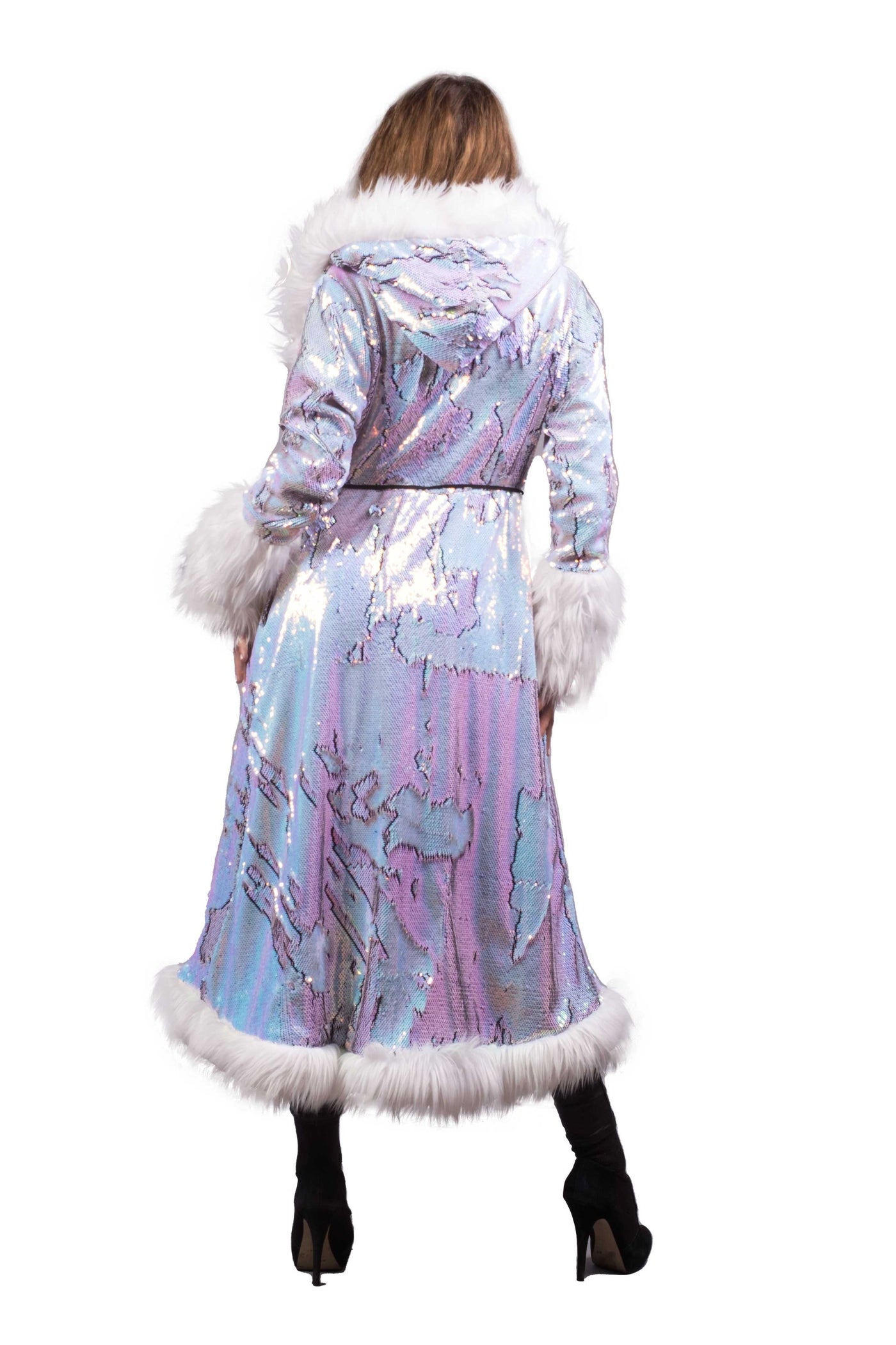 Women's Sequin Temptress Coat in "Fairy" STOCK